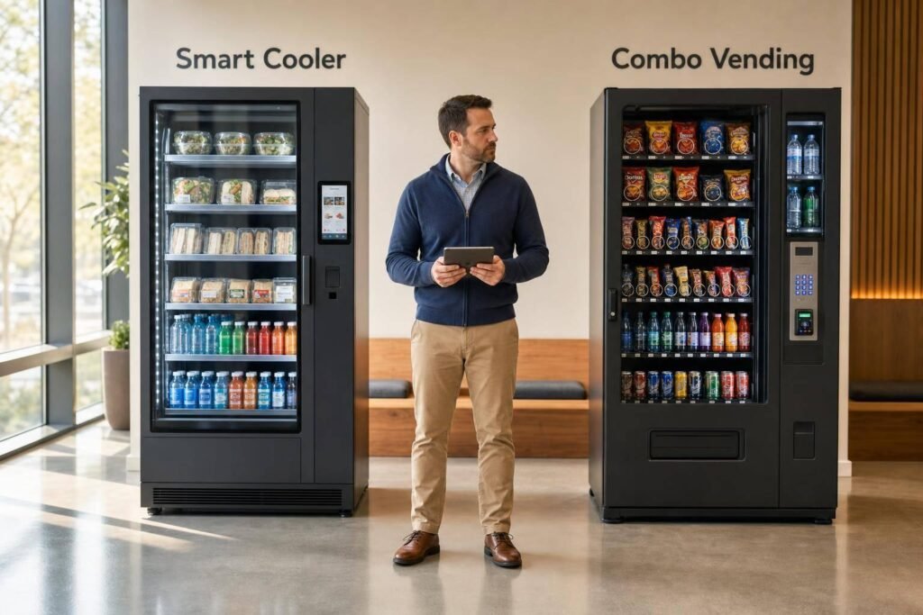 Smart Coolers vs. Combo Vending Machines: Which Fits Your Site